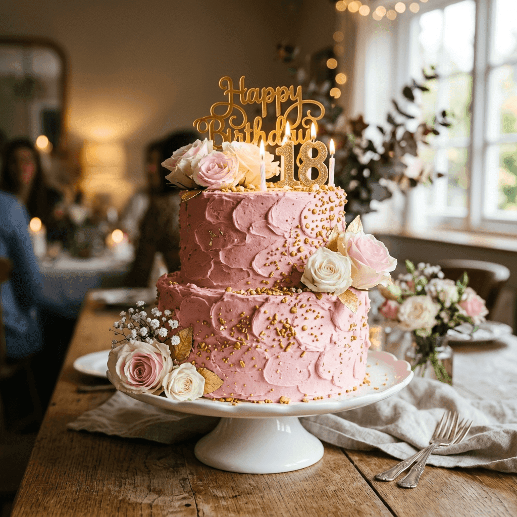 Elegant Floral Buttercream Cake